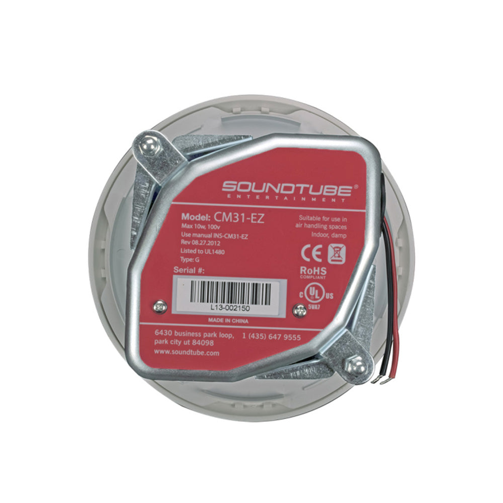 Soundtube CM31-EZ-WH - Full-Range 3-Inch In-Ceiling Loudspeaker (White)