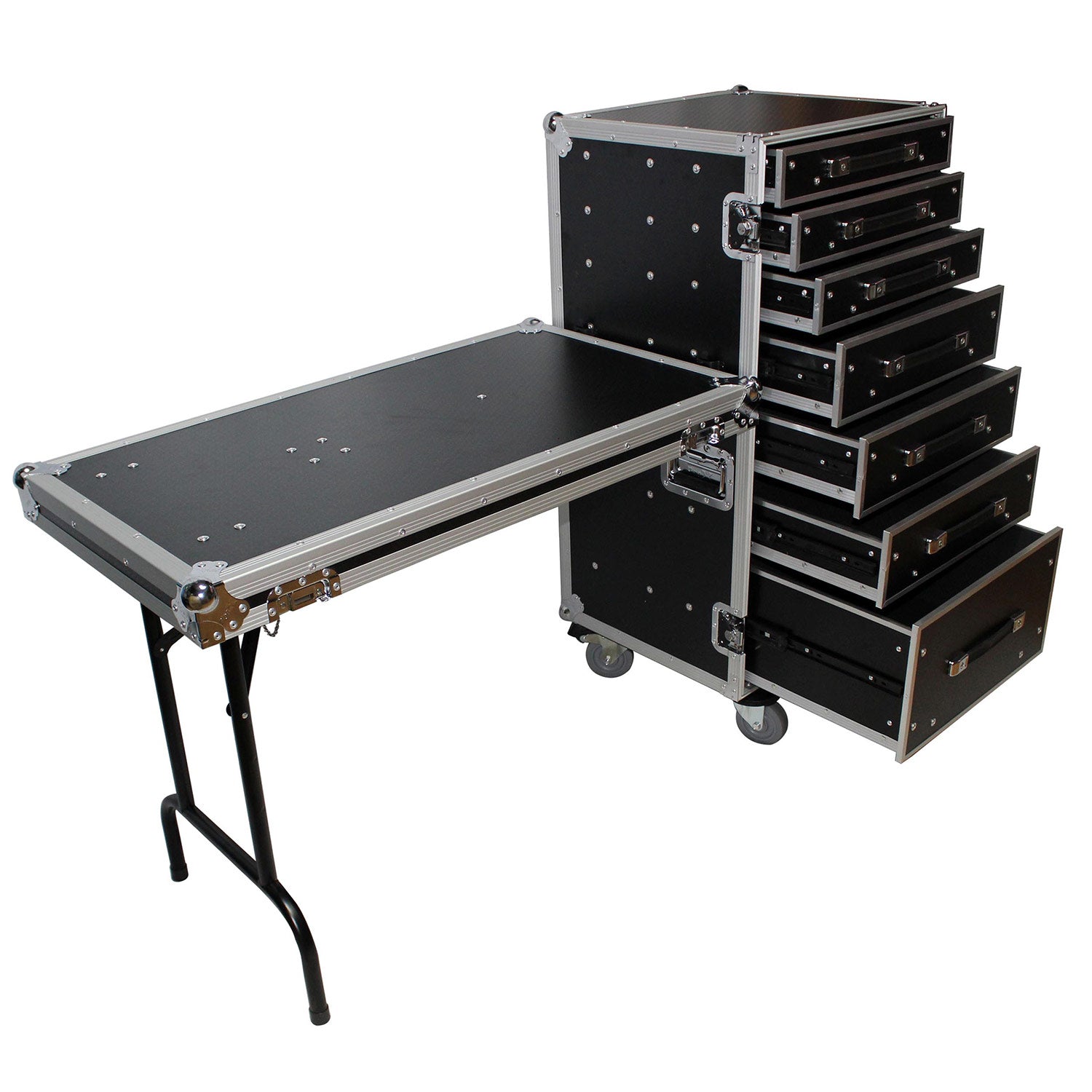 ProX XS-7DTW - 7 Drawer Workstation Table
