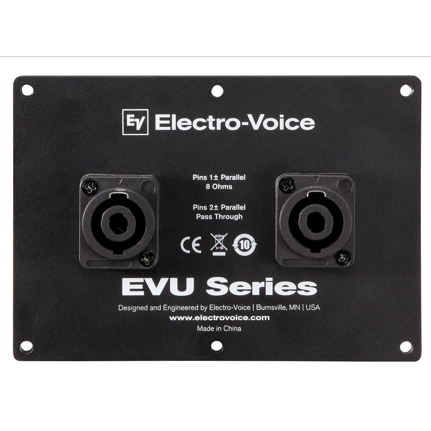 Electro-Voice EVU-CDNL4 - Dual NL4 Connector Plate for EVU Series