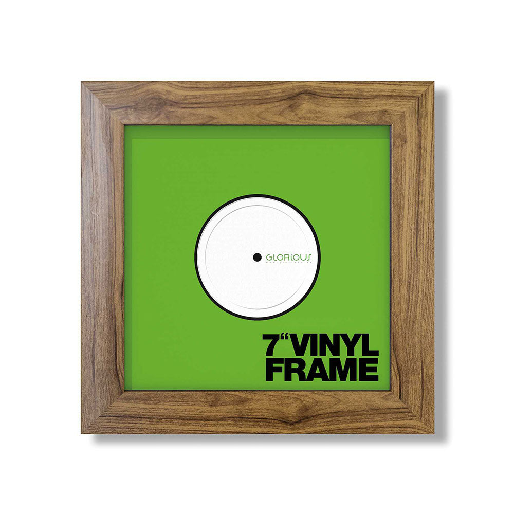 Glorious Vinyl Frame Set 7 - Wall or Desk Frames for 7-Inch Records (Rosewood / Set of 3)
