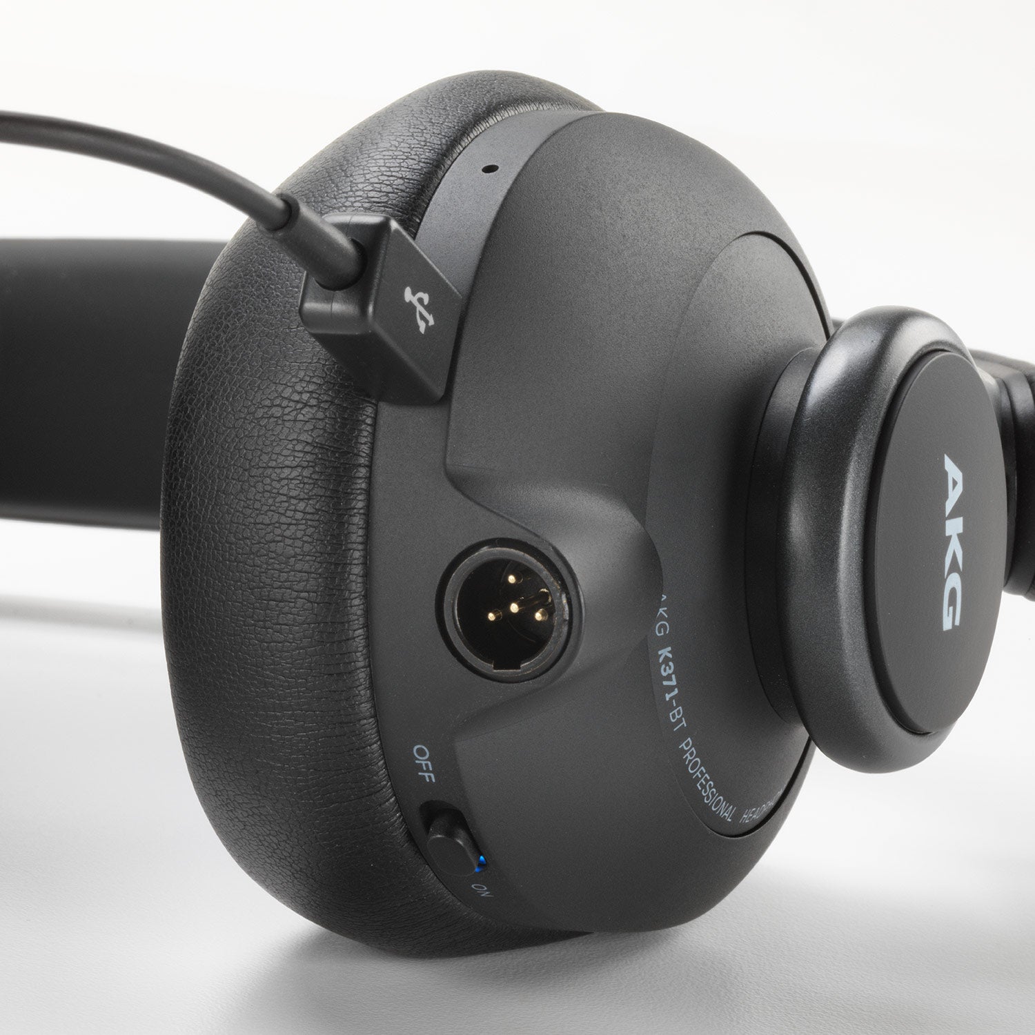 AKG K371-BT Over-Ear, Closed-Back, Foldable Studio Headphones with Bluetooth