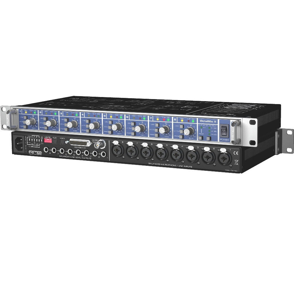 RME Octamic II 8 Channel Microphone Preamp with 192KHz A-D Converter