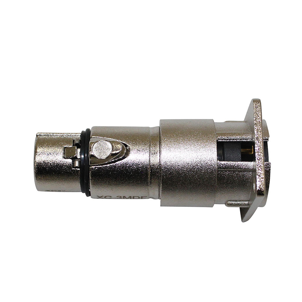 ProX XC-3MDF XLR Male To Female Adapter For Panel Mount