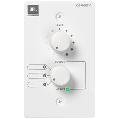JBL CSR-3SV 3 Position Wall Controller (White)