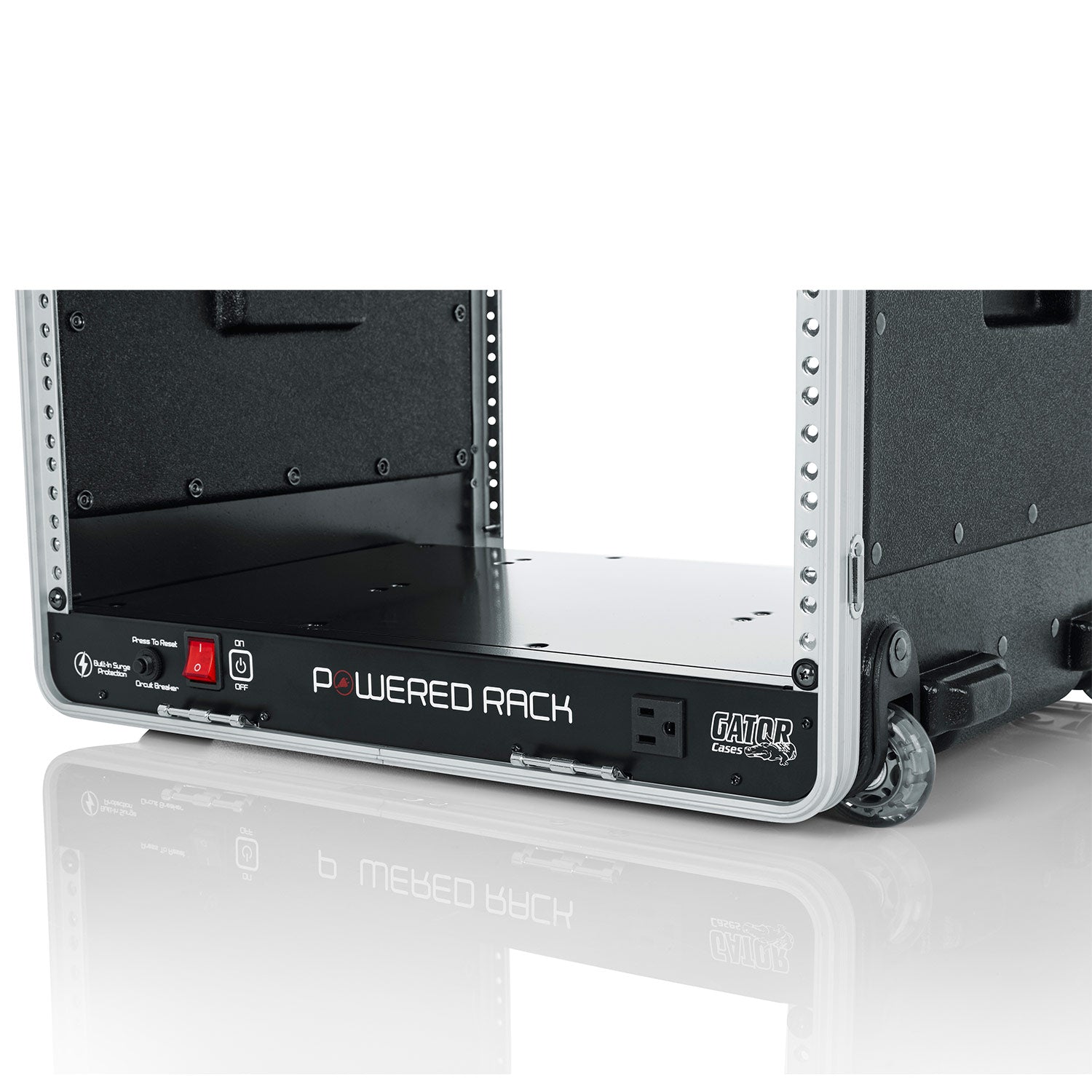 Gator GRR-10PL-US 10U Rack; Powered Rolling