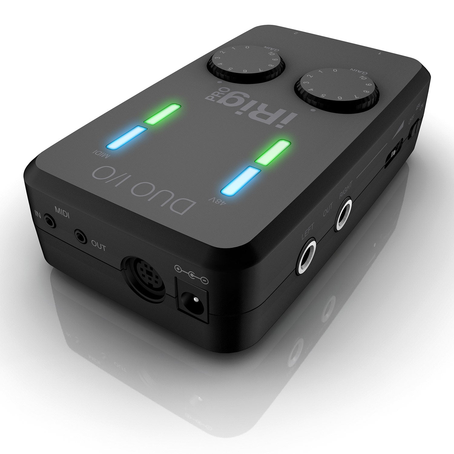 IK Multimedia iRig Pro Duo I/O - 2-Channel Audio/MIDI Interface for Smartphones or Tablets