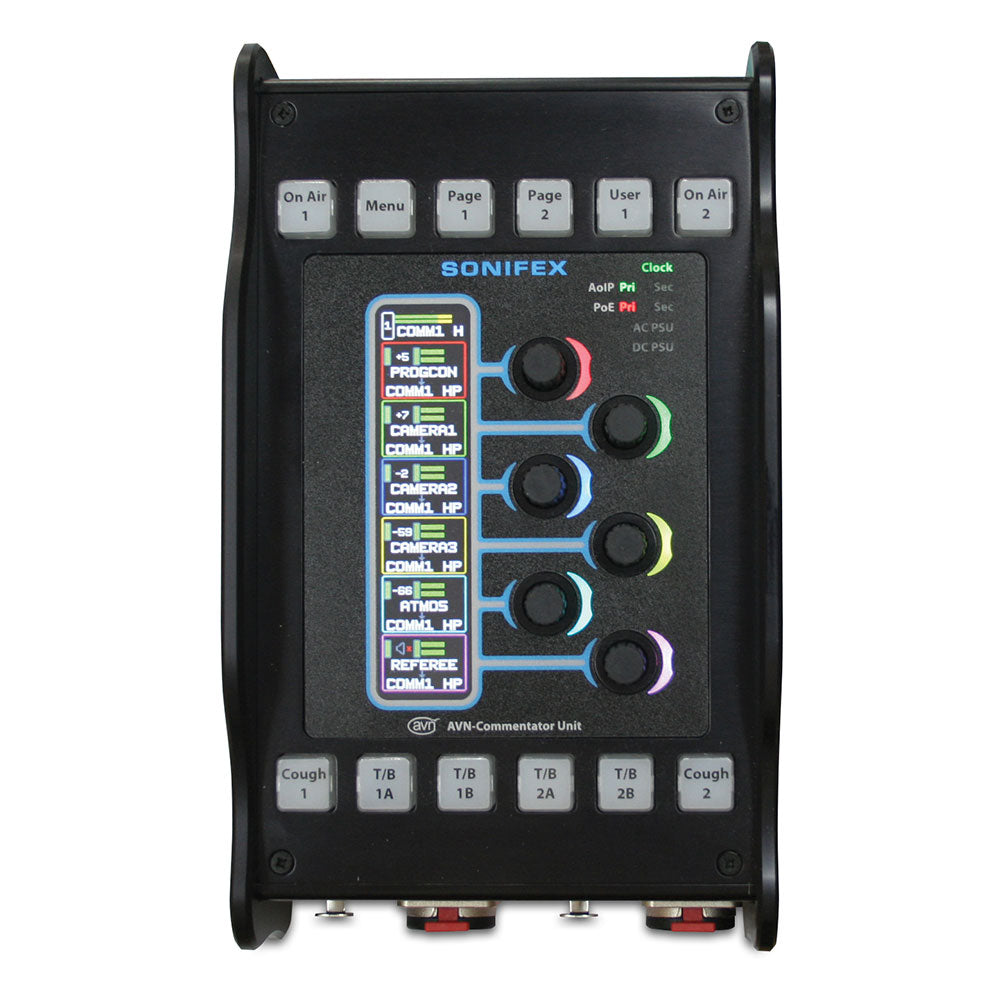 Sonifex AVN-CU2-DANTE 2-Channel Dante Commentators Console