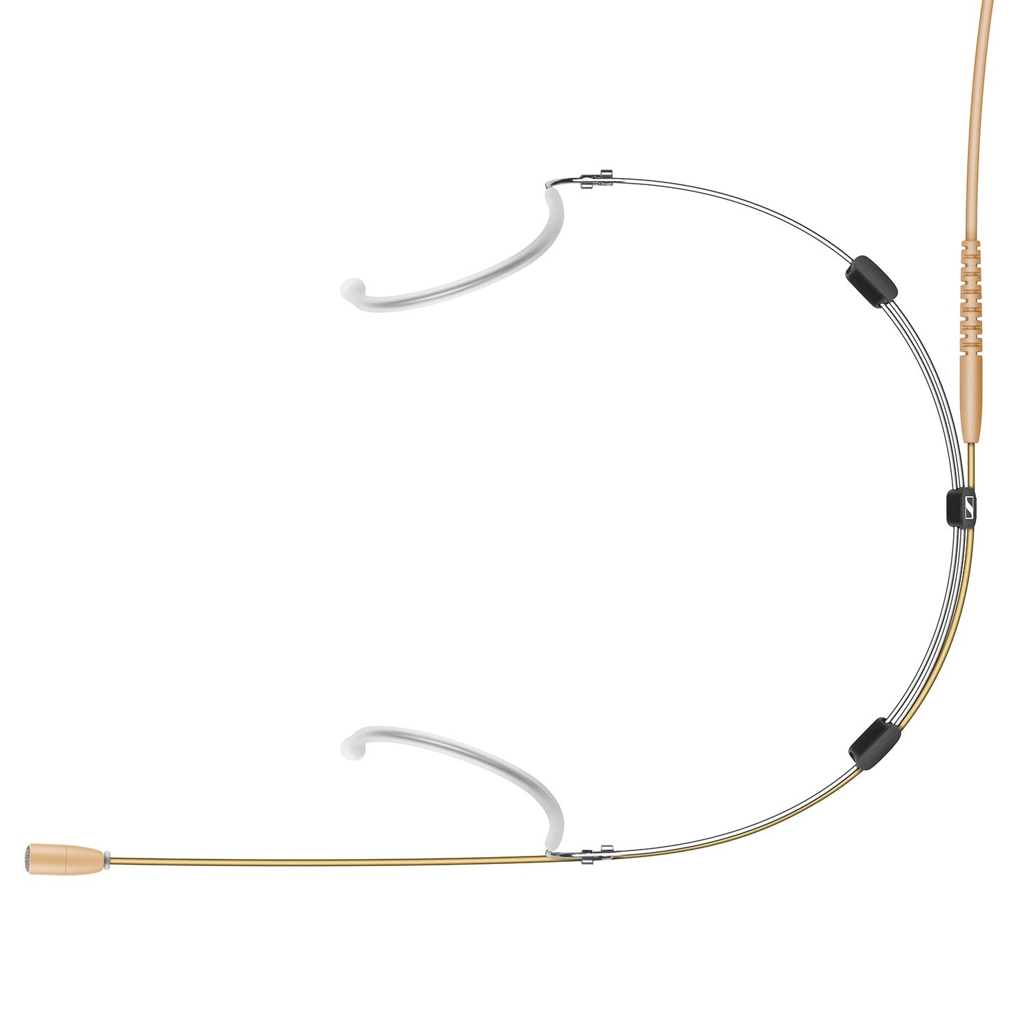 Sennheiser HSP Essential Omni Headset Microphone (Beige with Locking 3.5mm)