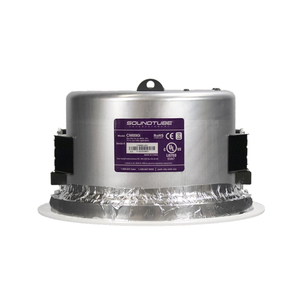 Soundtube CM890i-WH - Two-Way High-Power 8-Inch In-Ceiling Loudspeaker (White)