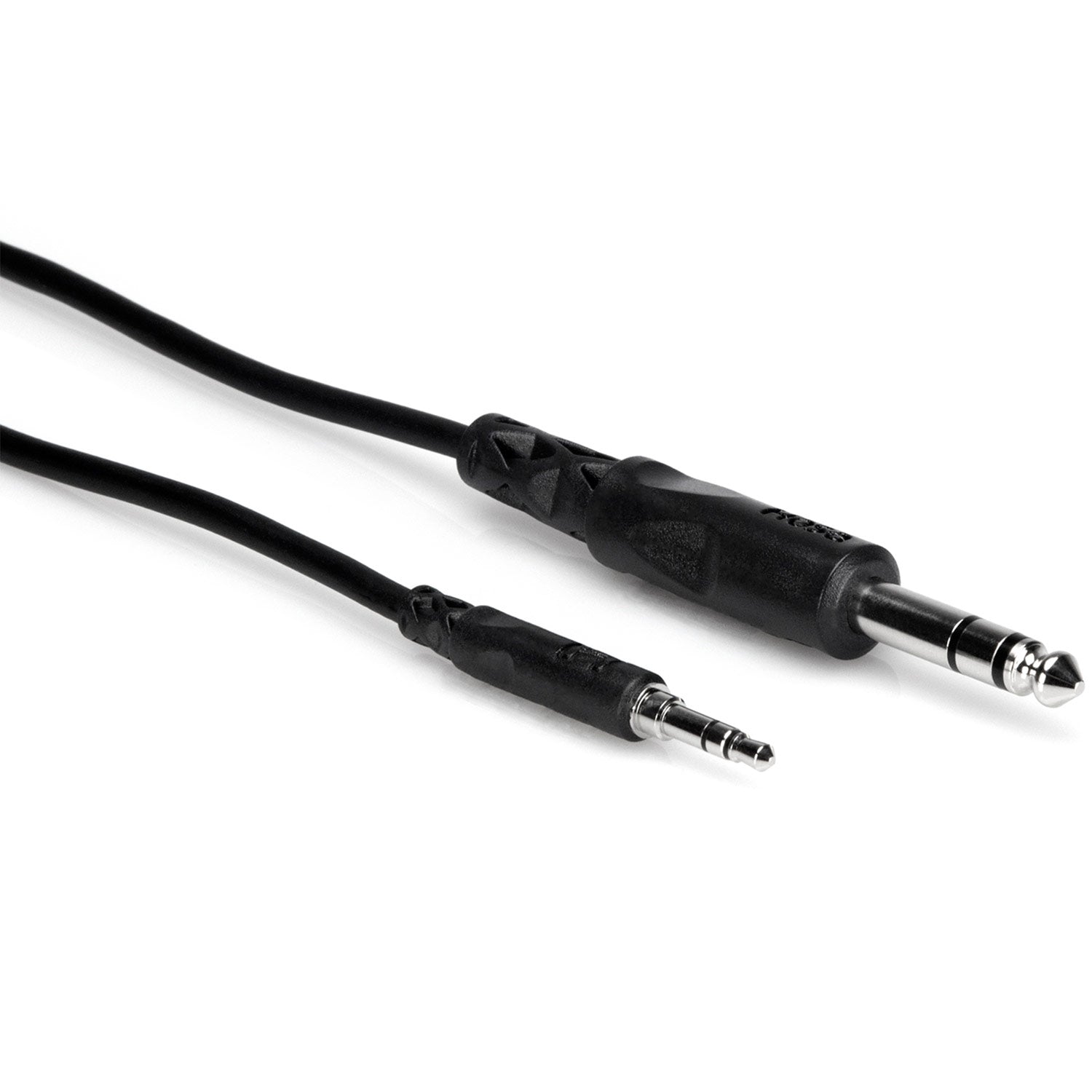 Hosa CMS-105 Stereo Interconnect, 3.5 mm TRS to 1/4 inch TRS, 5 feet