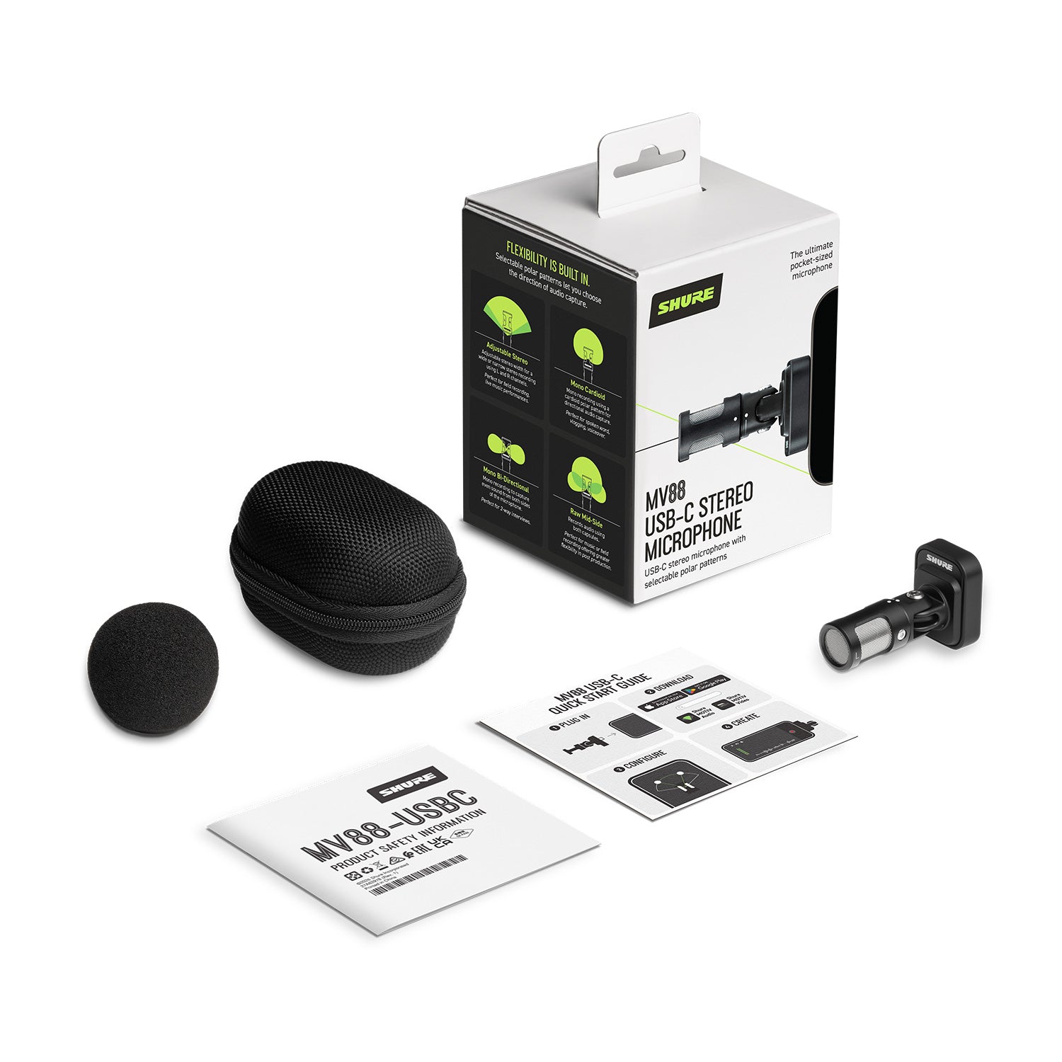 Shure MV88-USB-C - USB-C Stereo Microphone