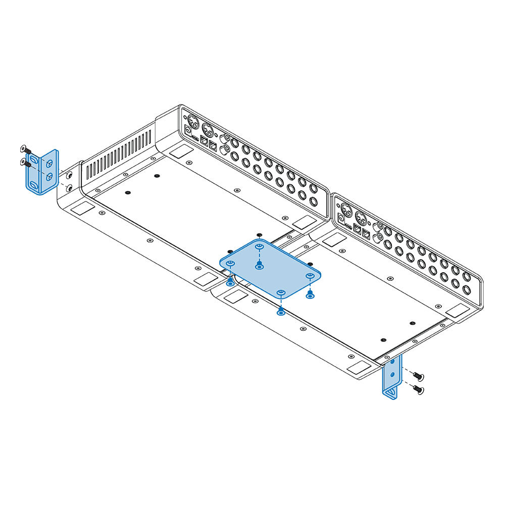 MOTU UltraLite MK5 Half Rack Coupler Kit