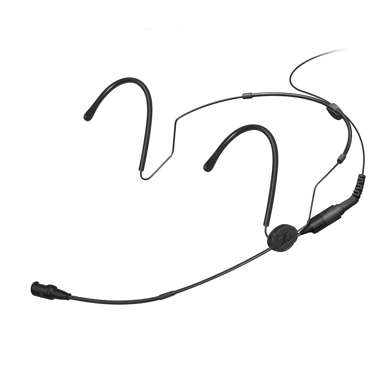 Sennheiser HSP4 Head-Worn Cardioid Condenser Microphone with 3-pin Lemo Connector - Black