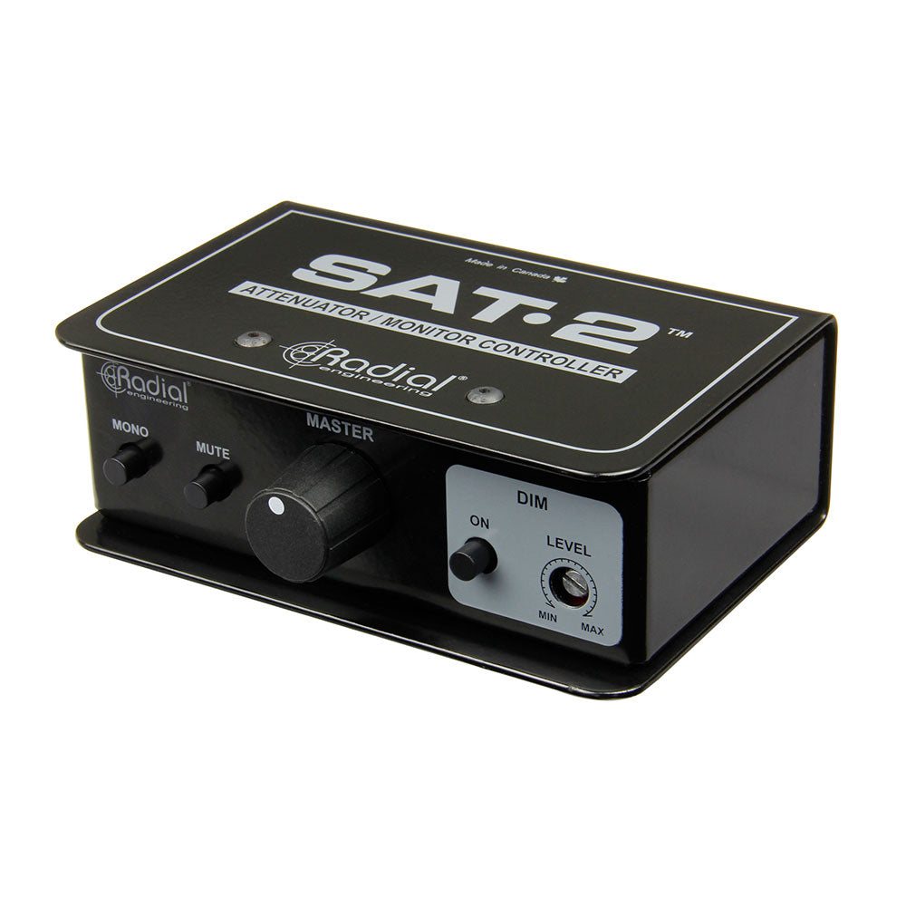 Radial Engineering SAT-2 Stereo Audio Attenuator and Monitor Controller