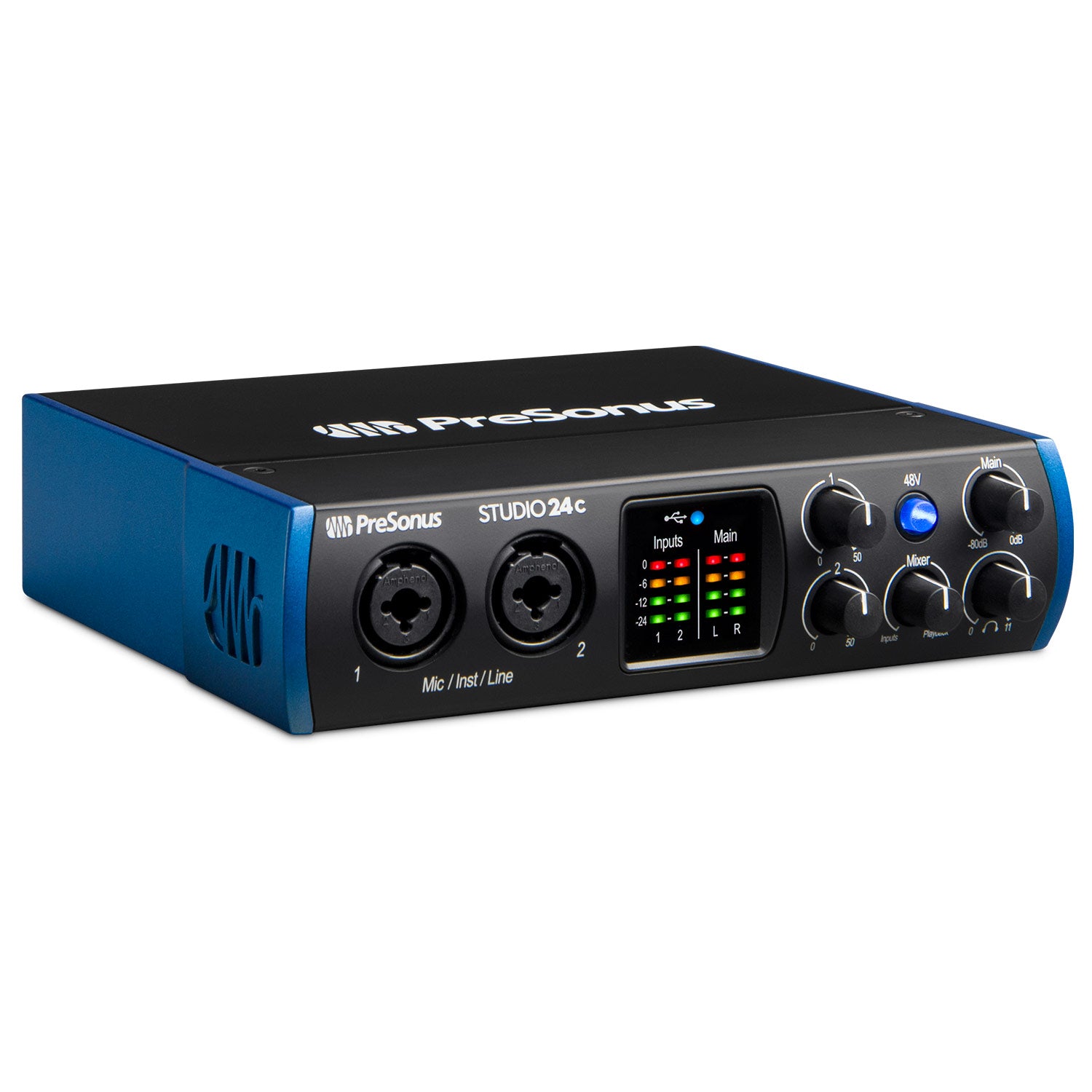 PreSonus Studio 24c - 2x2, 192 kHz, USB-C Audio Interface
