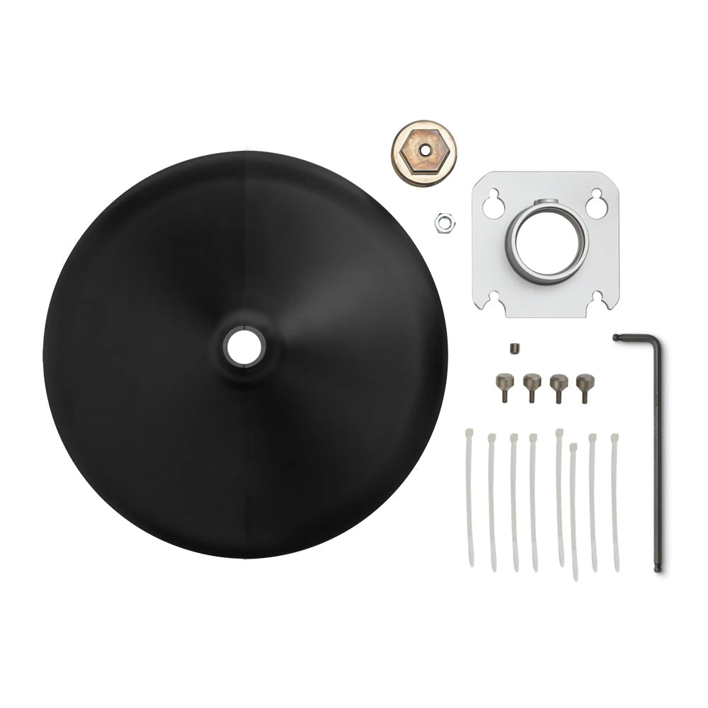 Shure A901B-R-PM-3/8IN - 3/8-Inch Pole Mount Adapter for MXA901-R (Black)