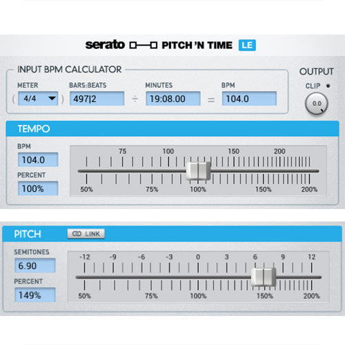 Serato Pitch N Time LE 3.0 Time Compression and Expansion Software for Pro Tools and Logic