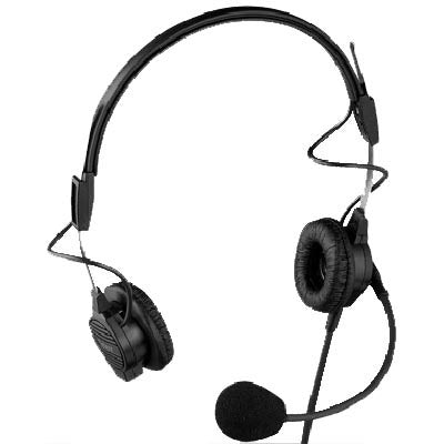 RTS PH-44R Dual-Sided 150 Ohm Headset with Flexible Dynamic Boom Mic