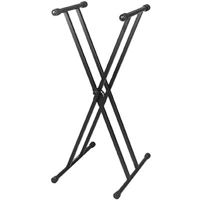 On Stage KS7191 Classic Five Position Double-X Keyboard Stand with 200 pound capacity