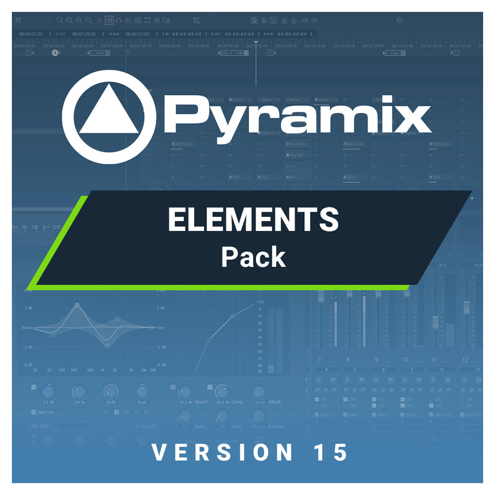 Merging Technologies Pyramix 15 Elements Pack - Digital Audio Workstation Software (Windows)