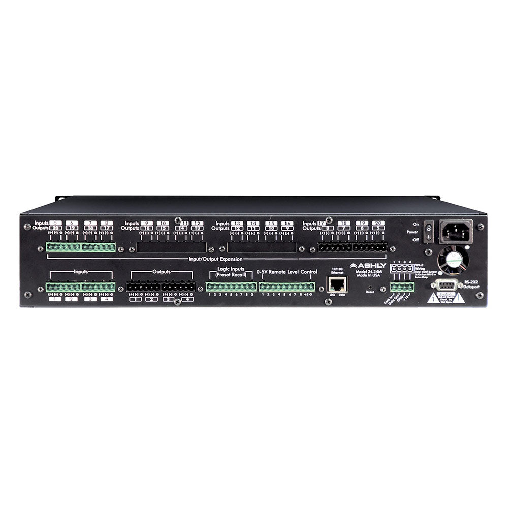 Ashly ne24.24M Protea DSP Matrix Digital Processor - 16-in x 8-out