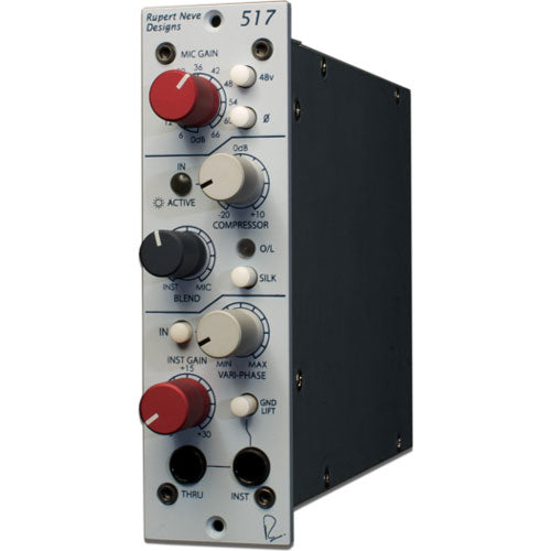 Rupert Neve Designs 517 DI - Mic Pre - Compressor with Variphase - 500 Series