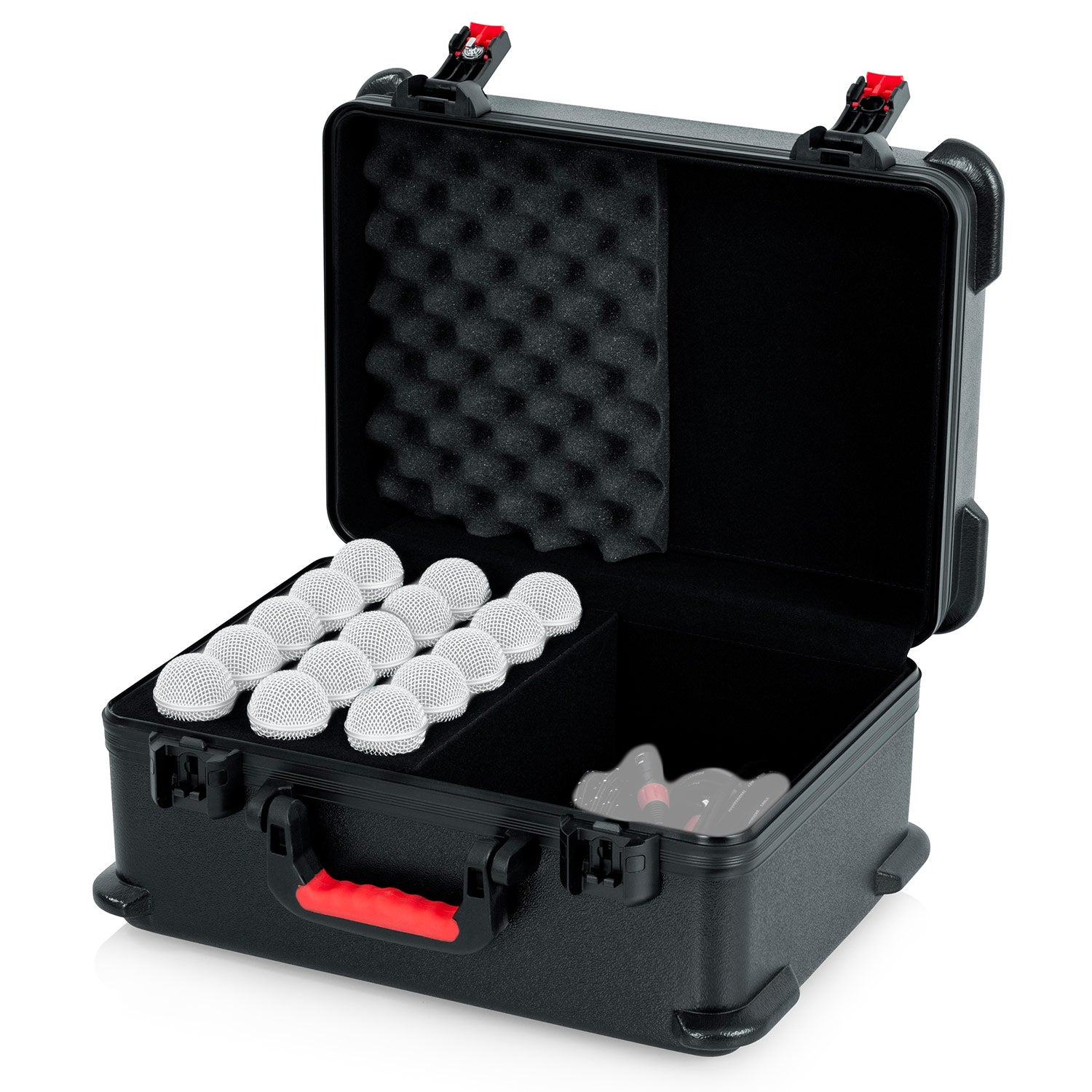 Gator GTSA-MIC15 Case W/ Drops For Fifteen (15) Mics