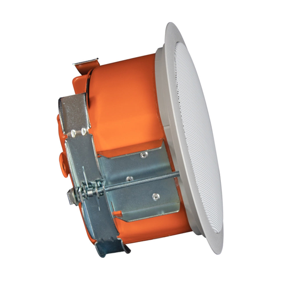 Soundtube CM42-EZS-II-WH - Two-Way 4-Inch In-Ceiling Loudspeaker with Short Can (White)