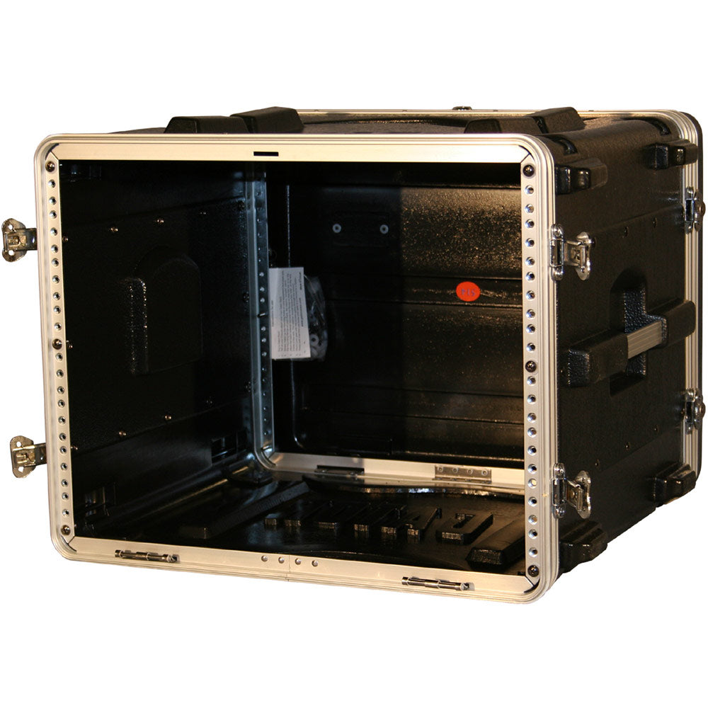 Gator GR-8L Locking ATA 8-Space Deluxe Rack with Front and Rear Rack Rail