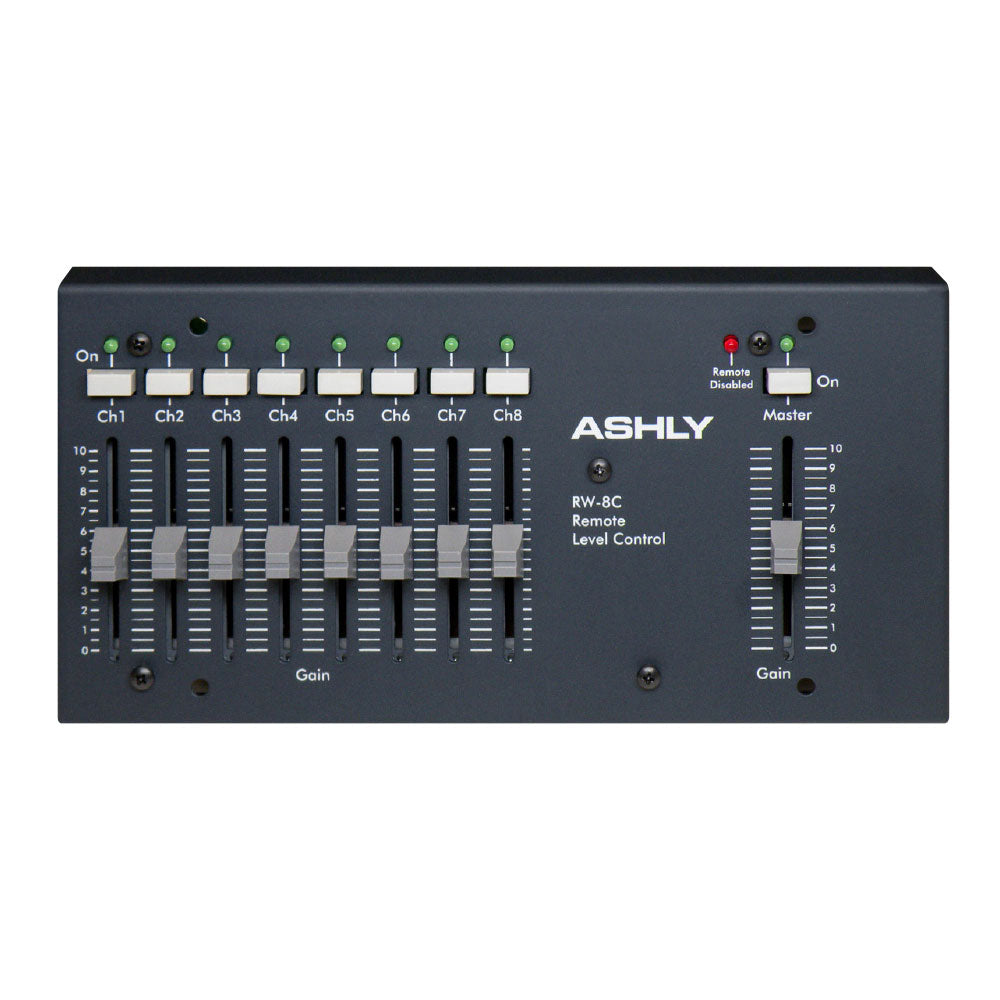 Ashly RW-8C - Wall Mount Fader Remote Controller for Ashly DSP Systems