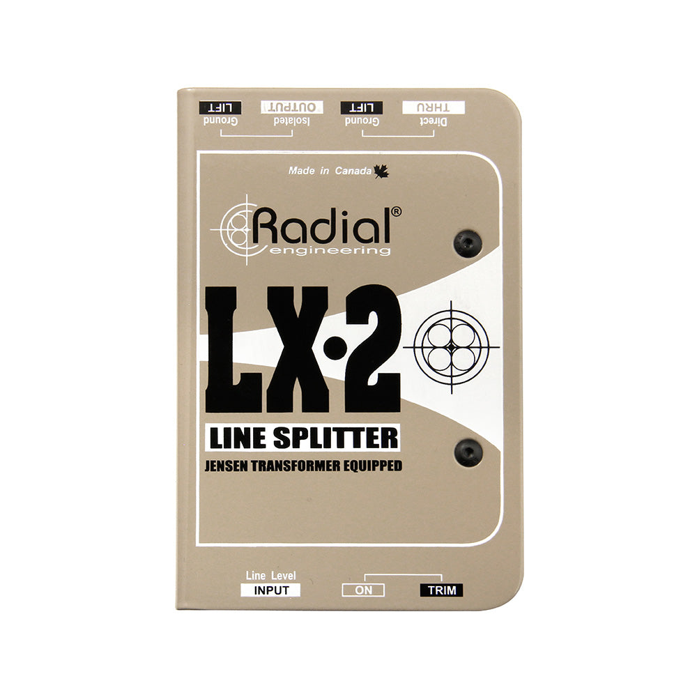Radial Engineering LX-2 Passive Line Splitter with Jensen Transformer