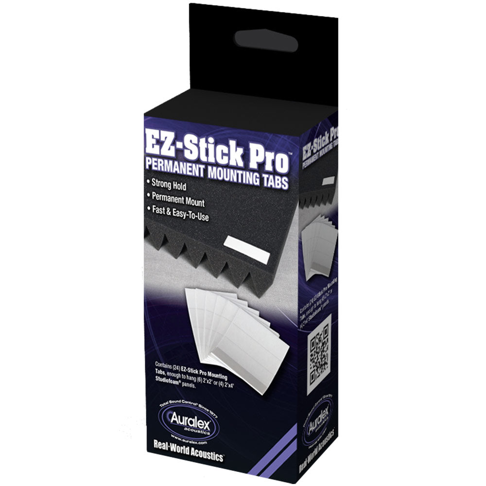 Auralex EZ-Stick Pro Mounting Tabs for Acoustic Panels (24-Pack)