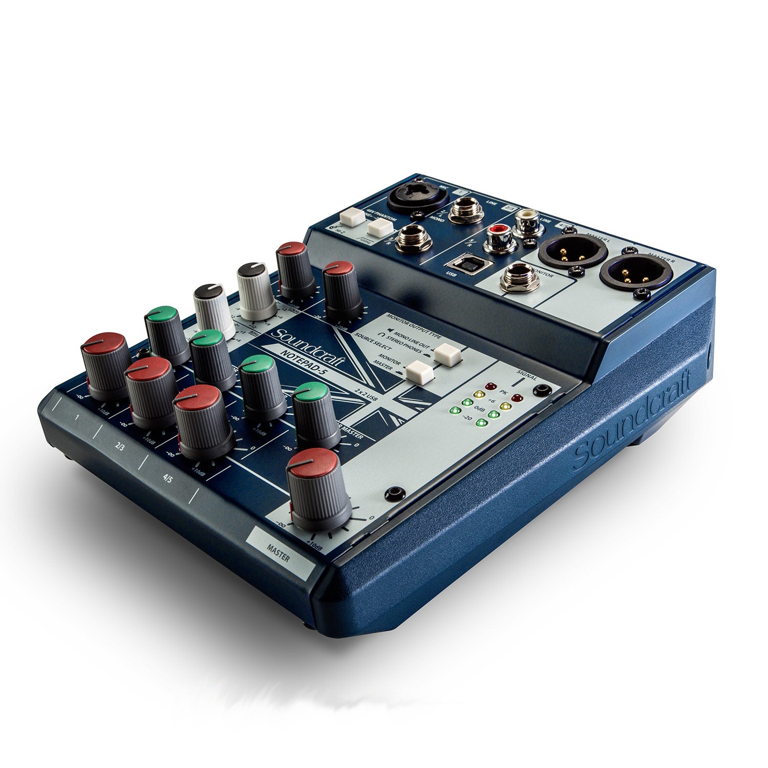 Soundcraft Notepad 5 Compact 5-Channel Mixer with USB I/O