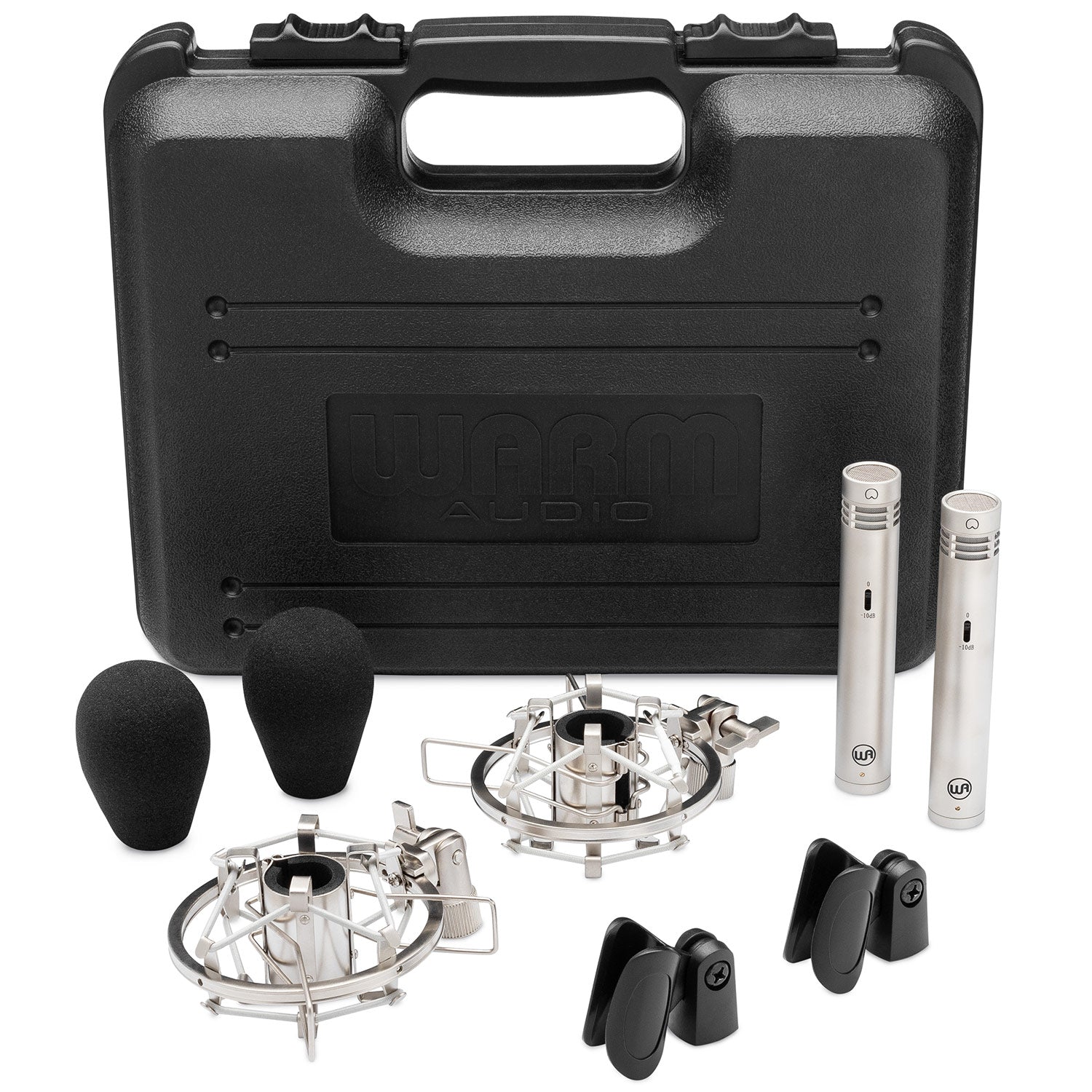 Warm Audio WA-84-C-N-ST Small Diaphragm Condenser Microphone - Nickel / Stereo Pair