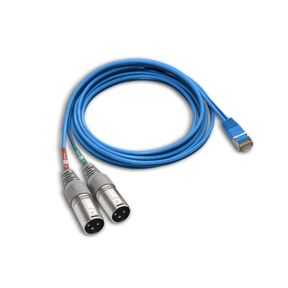 StudioHub CABLE-XLRMD - RJ45 to Dual XLR Male Adaptor Cable (6 Foot)