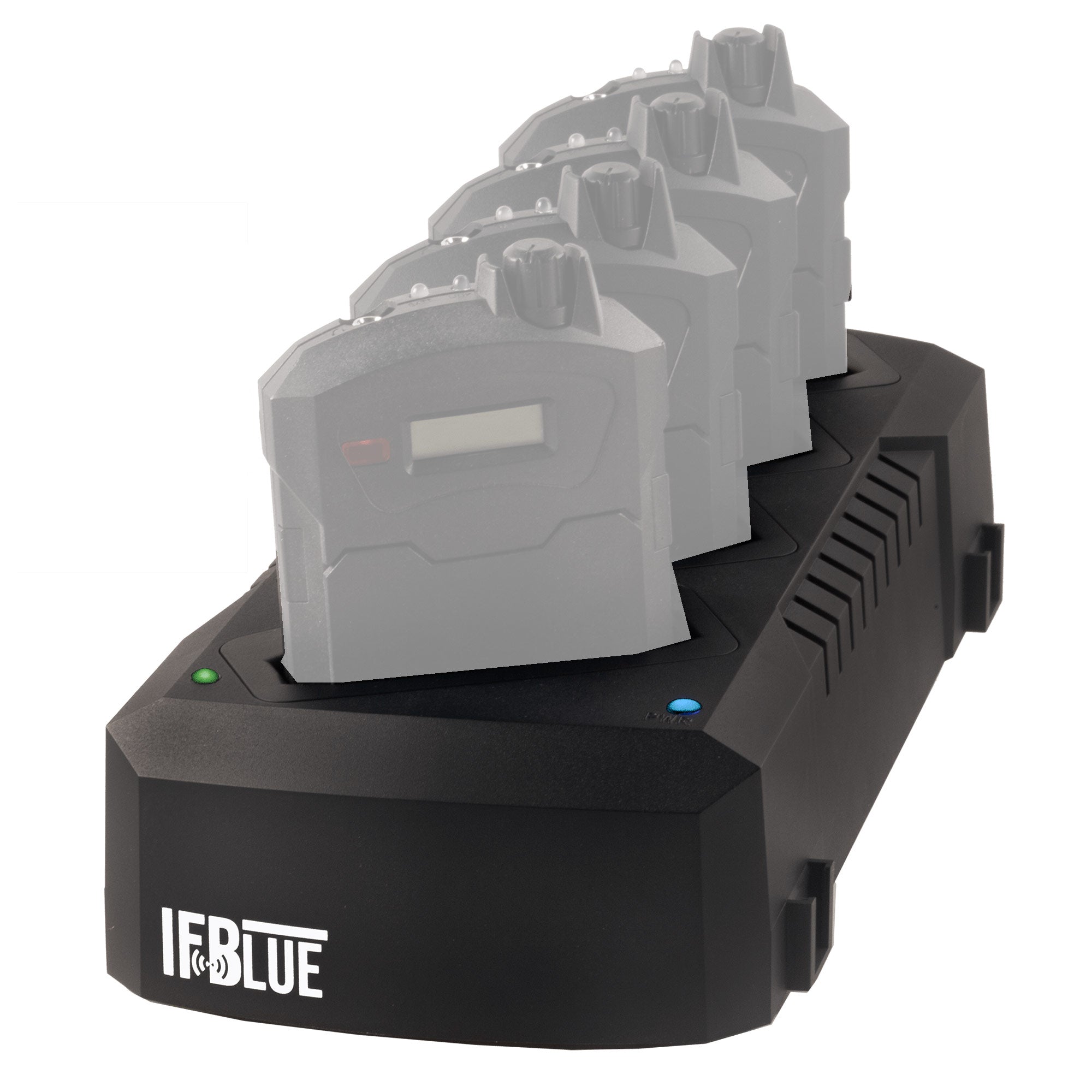 IFBlue ZS-CHSIFBR1C-US - Four-Bay Charging Dock for IFBR1C with Adapter