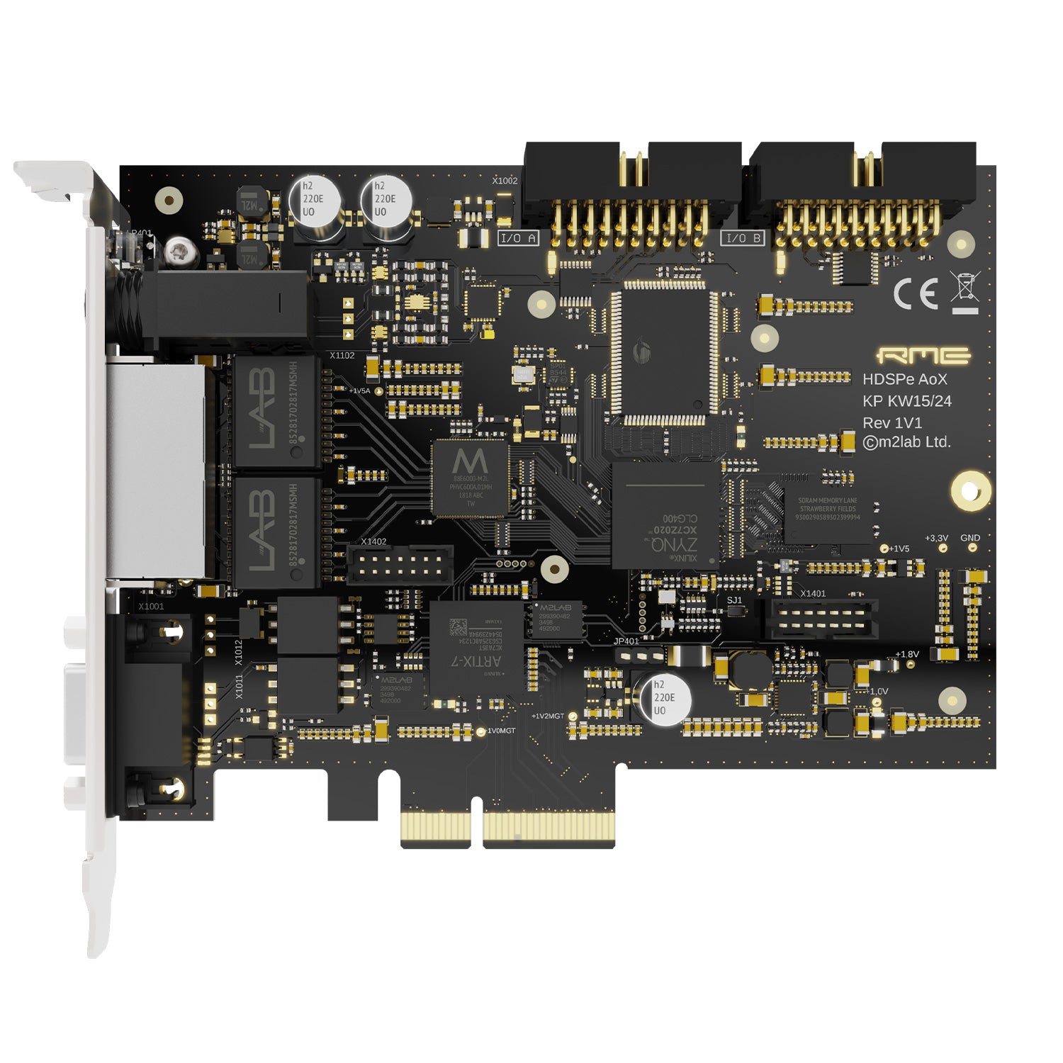 RME HDSPe AoX-D - 512-Channel PCI Express Card with Dante and Optional MADI