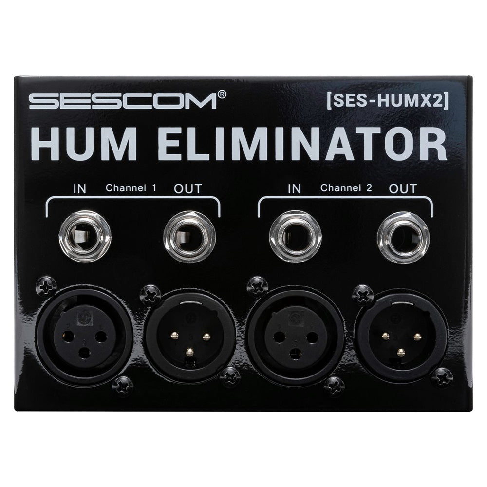Sescom SES-HUMX2 - Professional 2-Channel Passive Hum Eliminator