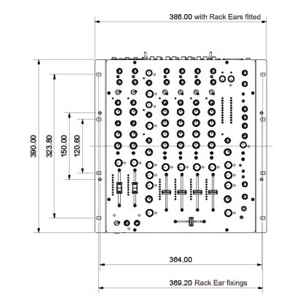 Allen and Heath XONE:96-RKX - Rack Mount Kit for Xone:96