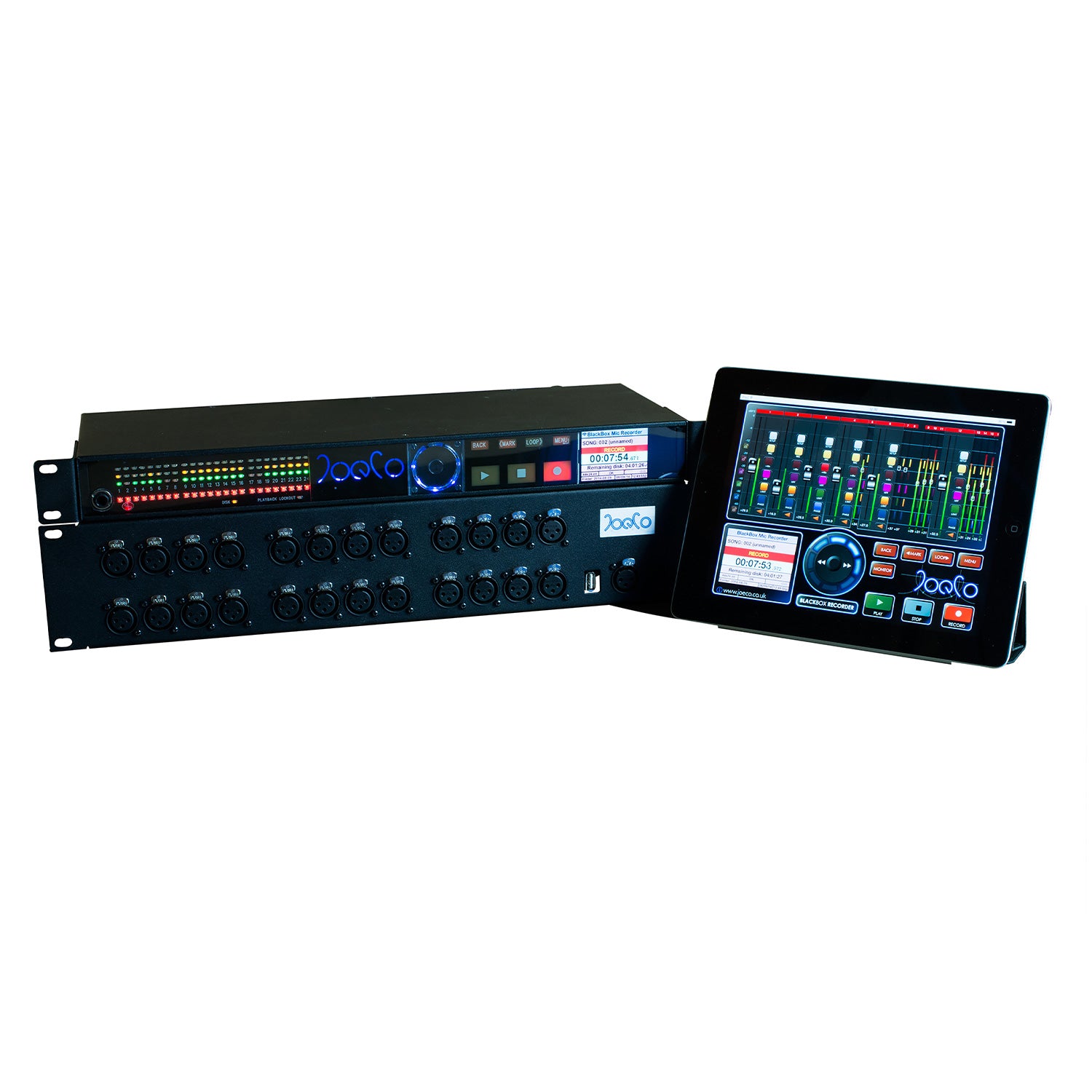 JoeCo BBR1MP - BlackBox 24-Track Digital Recorder with Breakout / MADI / Dante Bundle