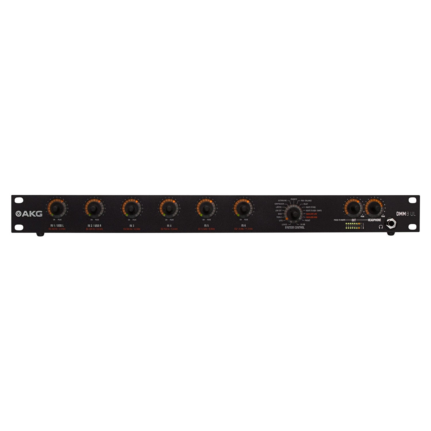 AKG DMM8 UL - Eight-Channel Automatic Microphone Mixer with LAN and AMX Control