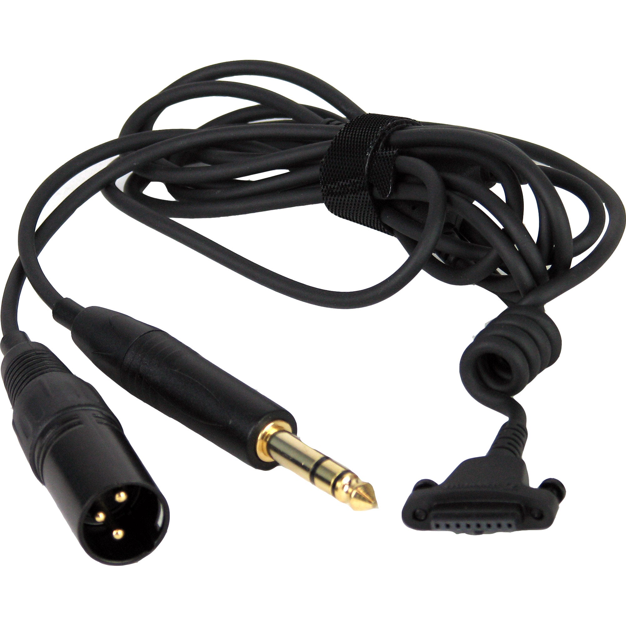 Sennheiser Cable-II-X3K1-GOLD - Headset Cable with Short Coil for HMD 26 / HMD 27 / HMD 300 PRO (XLR and 1/4-Inch)