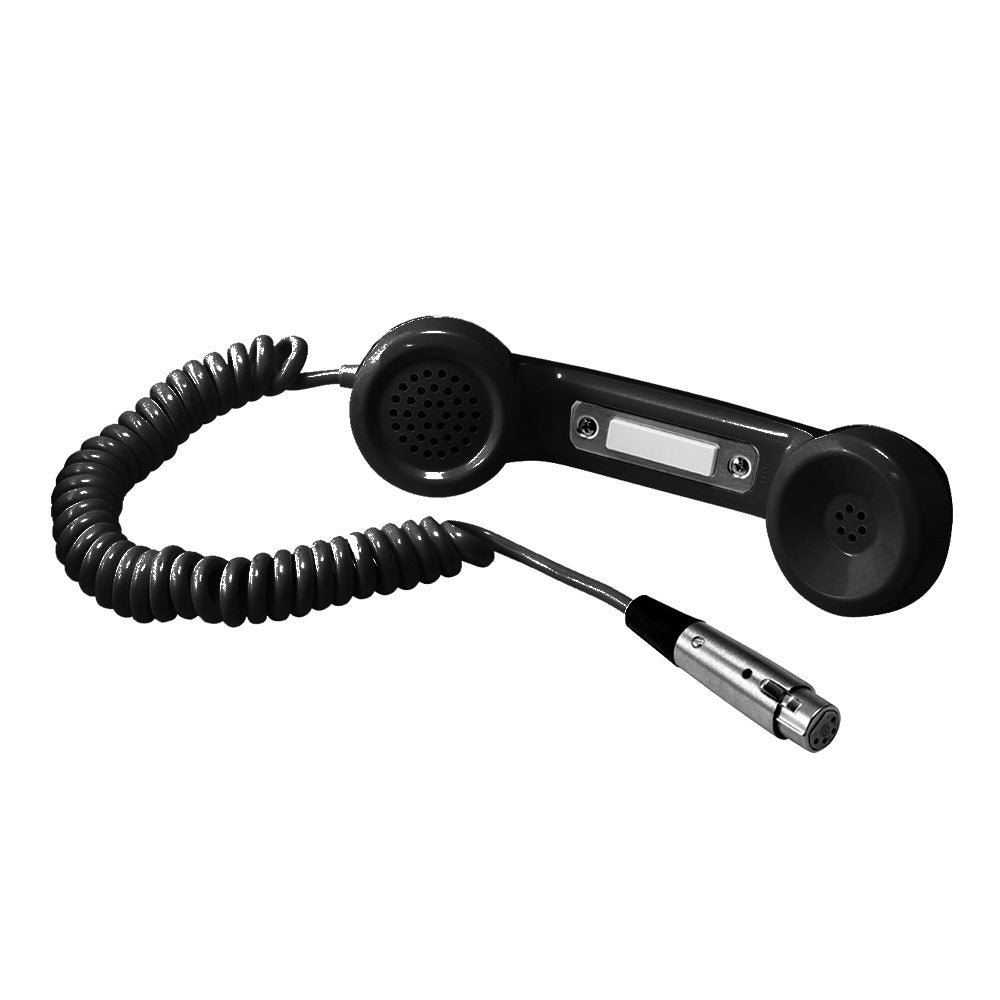 RTS HS-6A RTS Push-To-Talk Intercom Handset (Black)
