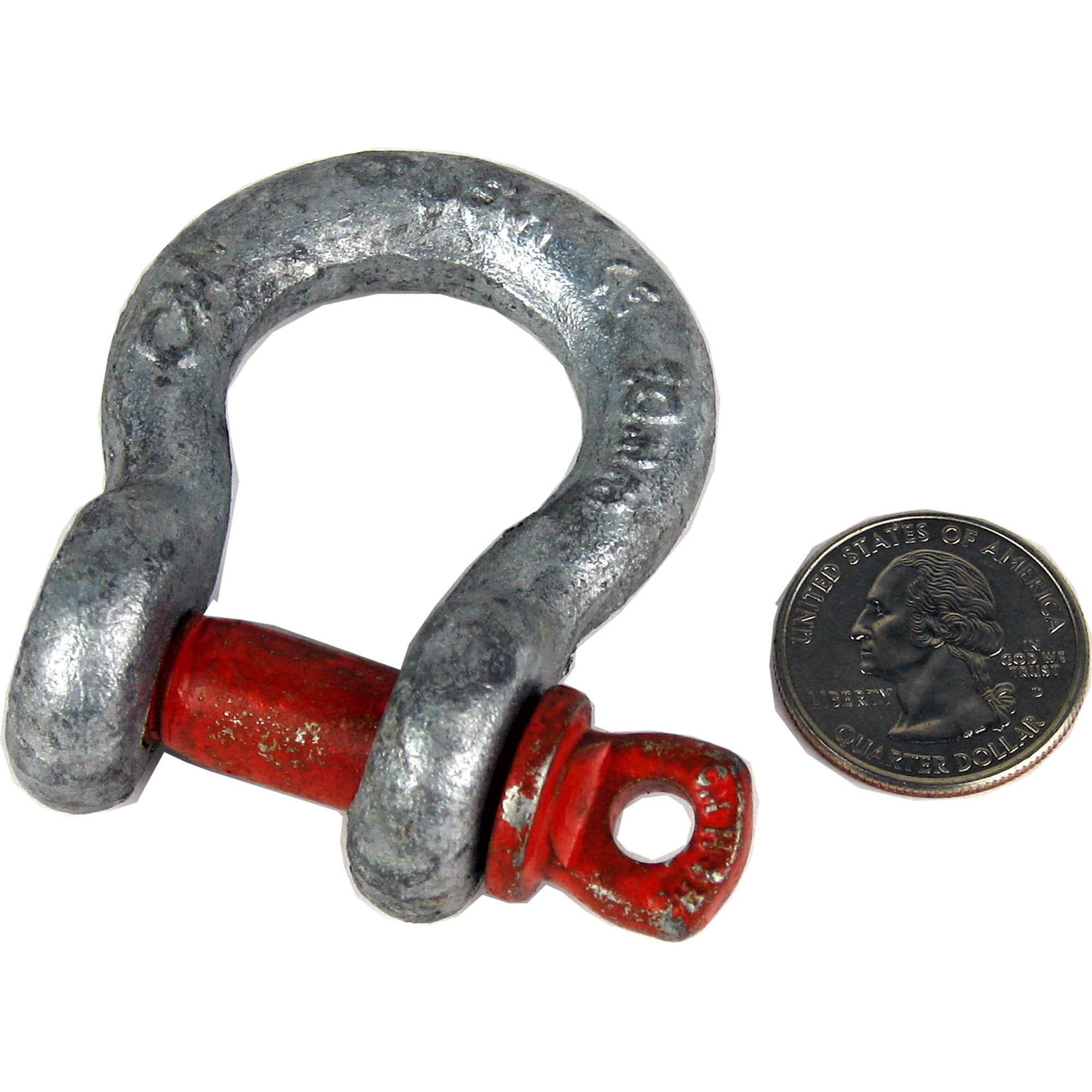 Adaptive Technologies SK-375-S - 3/8-Inch Speaker Rigging Shackle with Screw Pin Anchor (Silver)