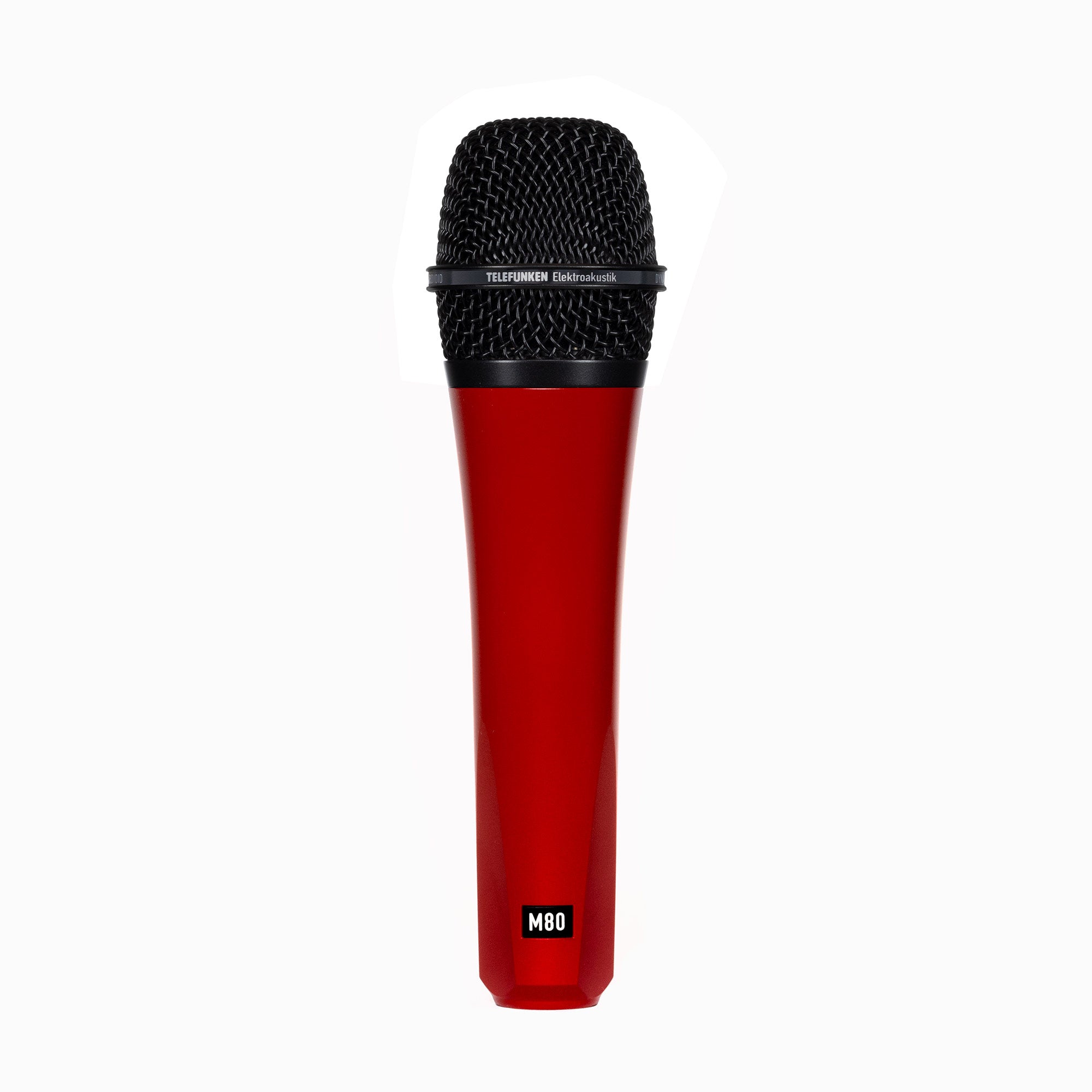 Telefunken M80 - Dynamic Handheld Vocal Microphone (Red Body / Black Grill)