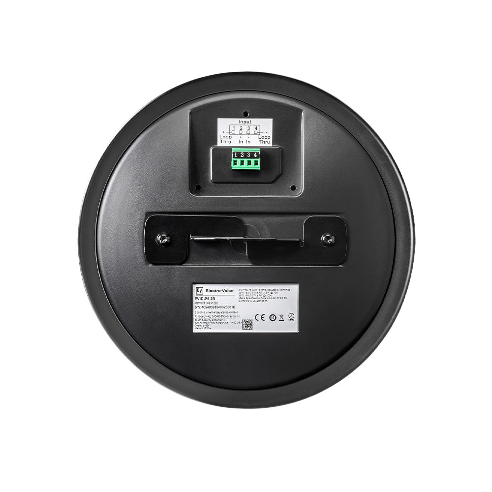 Electro-Voice EVID-P6.2 - Two-Way 6.5-Inch Coaxial Pendant Loudspeaker (Black)