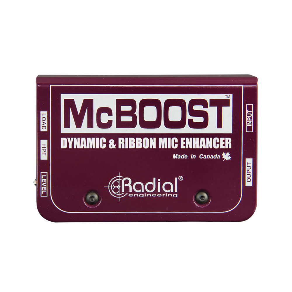 Radial Engineering McBoost 25dB Microphone Signal Enhancer