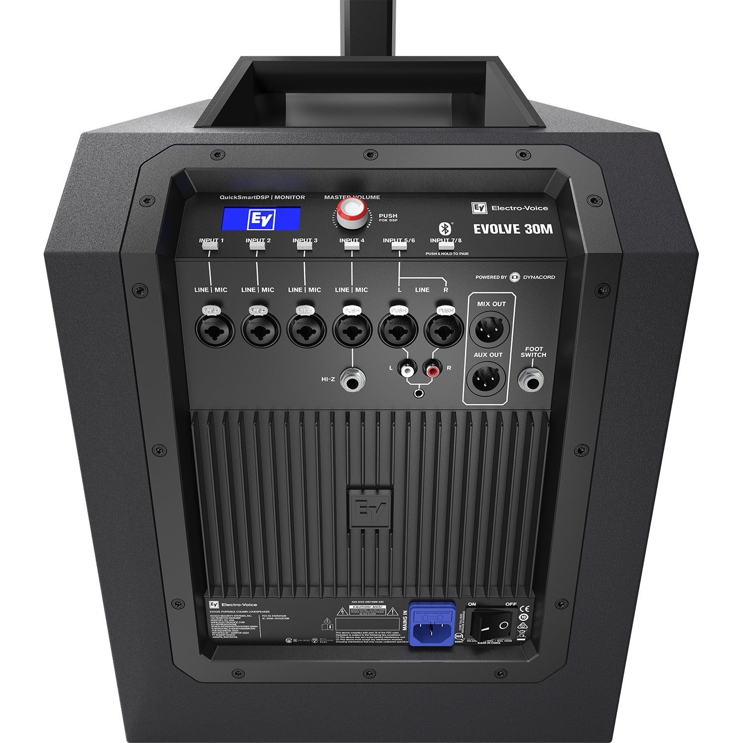 Electro-Voice EVOLVE30M - Portable Powered Column PA System (Black)