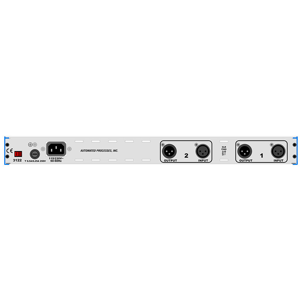 API 3122V - 2-Channel Microphone Preamp