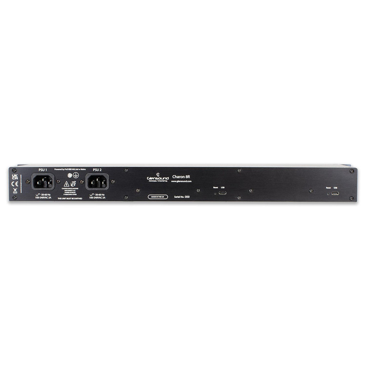 Glensound Charon 8R1 - Rack Mount 8-Channel Dante/SDI Embedder De-Embedder
